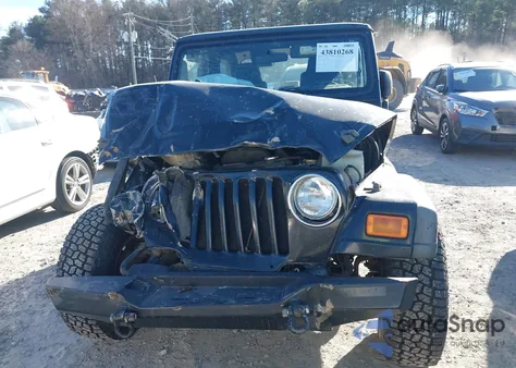 2006 Jeep Wrangler Se из США, поврежденный, VIN 1J4FA29166P754089